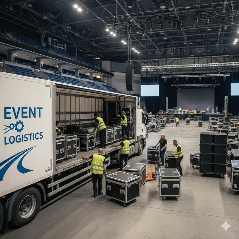 Logistique et transport de matériel pour événements